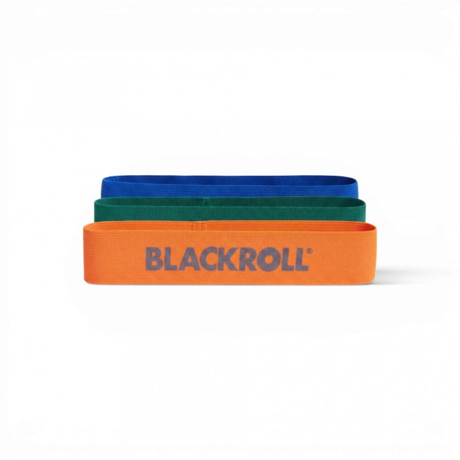 BLACKROLL LOOP BAND SET, Pretestības lenšu komplekts, oranža, zaļa, zila