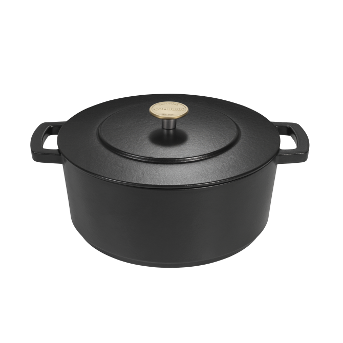 COMBEKK Dutch Oven Original pārstrādāta čuguna katls, 28 cm, emaljēts, 6 l