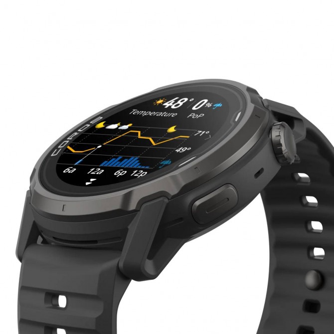 COROS APEX 4 GPS sporta pulkstenis, 46mm Melns