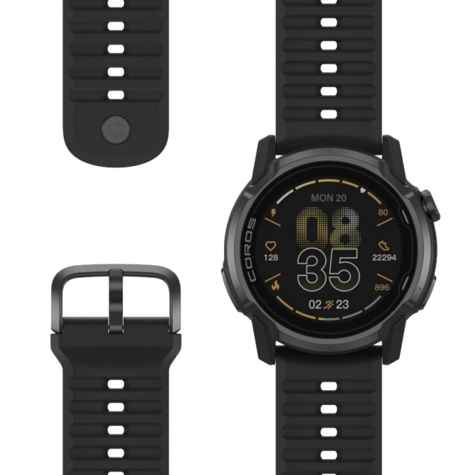 COROS APEX 4 GPS sporta pulkstenis, 46mm Melns