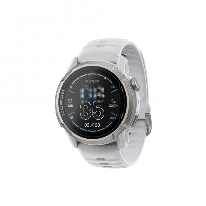 COROS APEX 4 GPS sporta pulkstenis, 46mm Balts