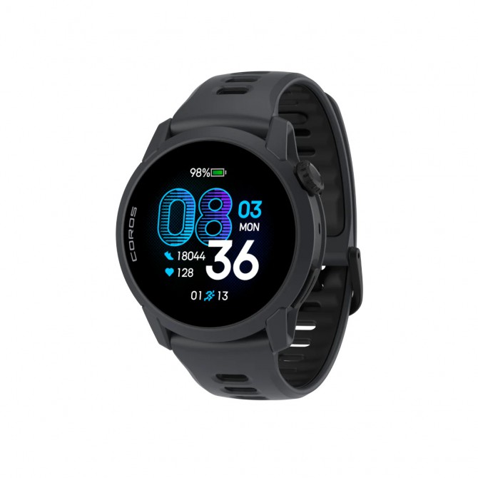 COROS PACE 4 GPS sporta pulkstenis, Silikona Melns