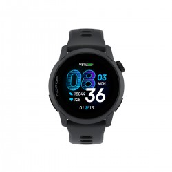 COROS PACE 4 GPS sporta pulkstenis, Silikona Melns