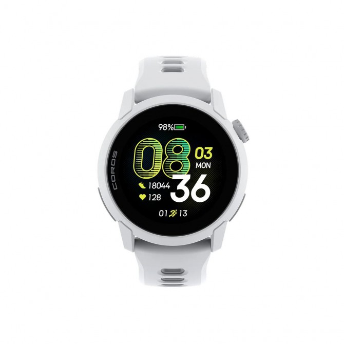COROS PACE 4 GPS sporta pulkstenis, Silikona Balts