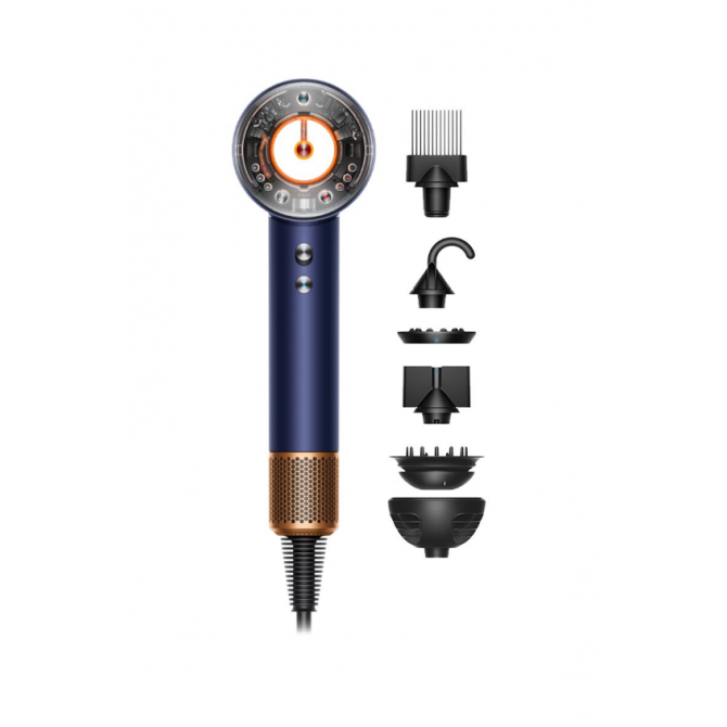 DYSON HD16 Supersonic Nural fēns, Prussian blue/Rich copper