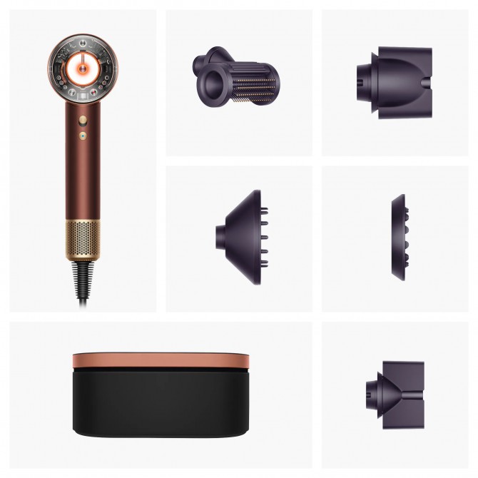 DYSON SUPERSONIC NURAL matu fēns, plum/copper