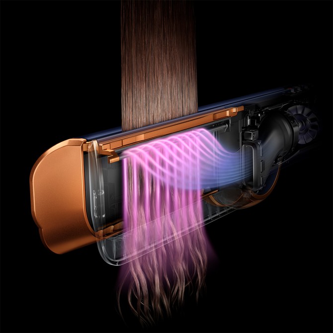 DYSON HT01 Airstrait matu taisnotājs, zils/vara