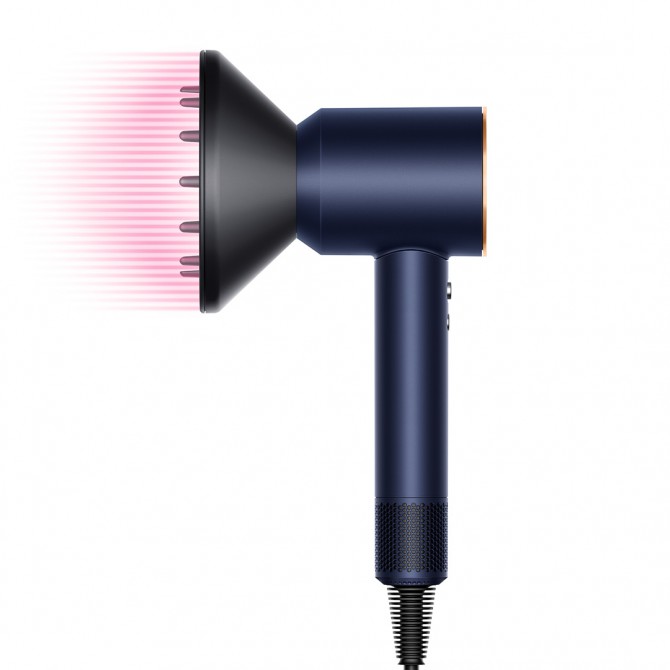 DYSON Supersonic HD07 (T3/T4) fēns, zils/vara