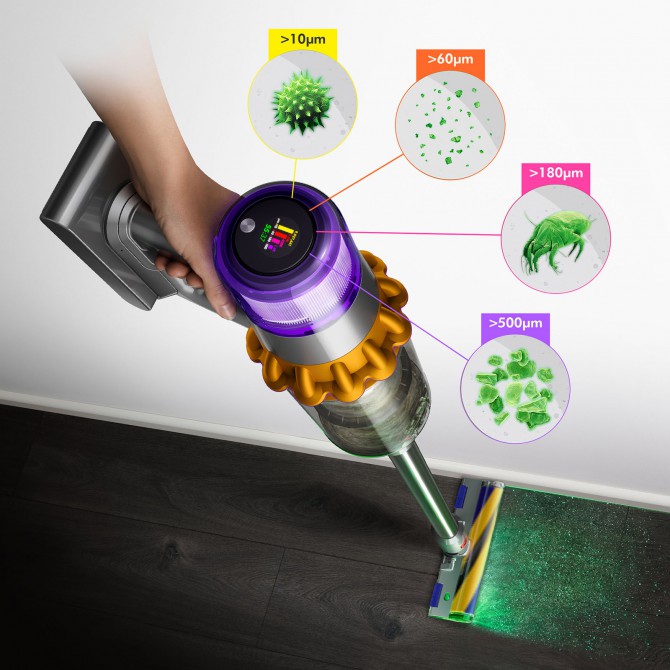 DYSON V15 Detect Absolute bezvadu putekļu sūcējs