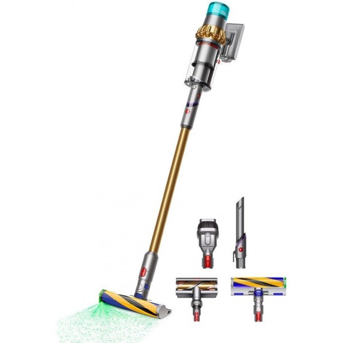 DYSON V15 Detect Absolute bezvadu putekļu sūcējs, zelta