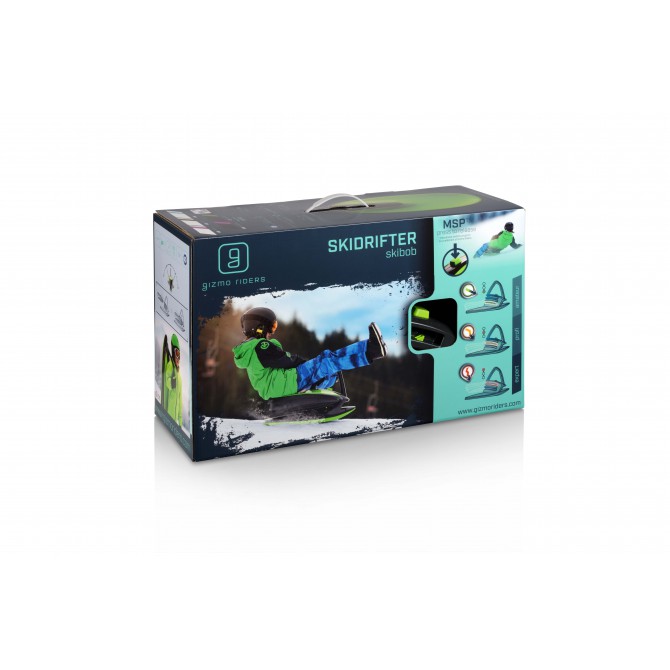 GIZMO RIDERS Skidrifter ragavas, zaļa