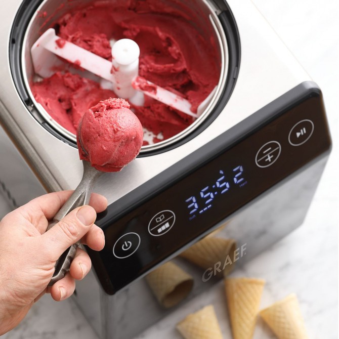 GRAEF IM700 saldējuma pagatavošanas ierīce, nerūsējošā tērauda / melna