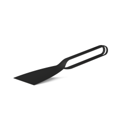 HOFATS grila skrāps, melns