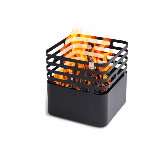 HOFATS CUBE ugunskura grozs, melns