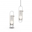 HOFATS OVAL candle 35 svečturis, sudraba