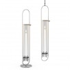 HOFATS OVAL candle 55 svečturis, sudraba