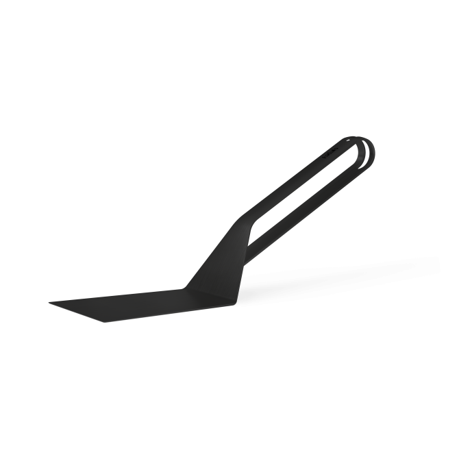 HOFATS nerūsējošā tērauda lāpstiņa, melna
