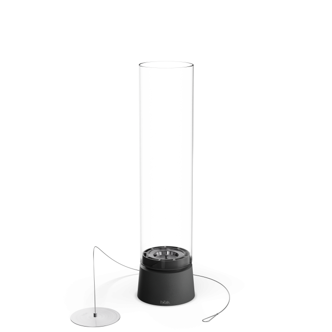 HÖFATS SPIN air 1200 galda kamīns, melns