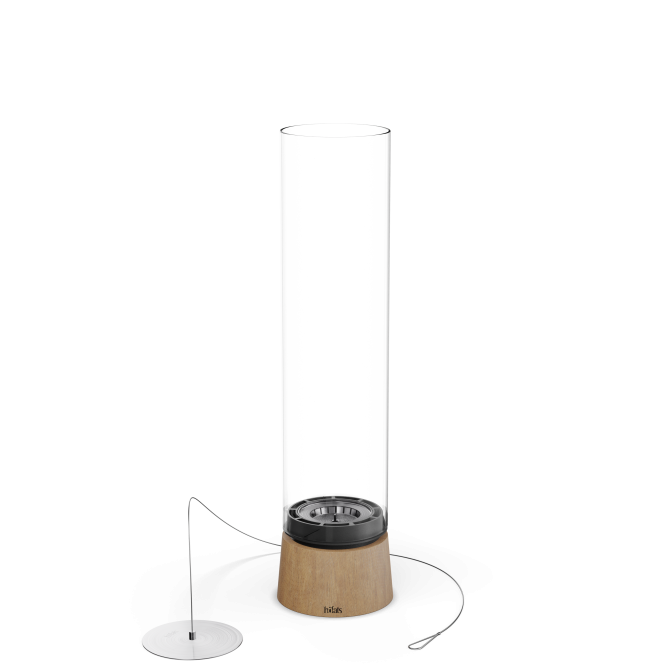 HÖFATS SPIN air 1200 galda kamīns, ozolkoka