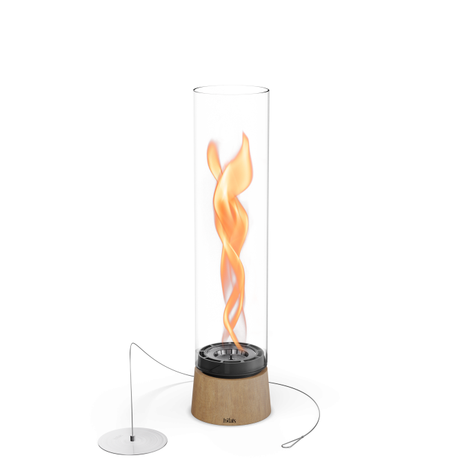 HÖFATS SPIN air 1200 galda kamīns, ozolkoka