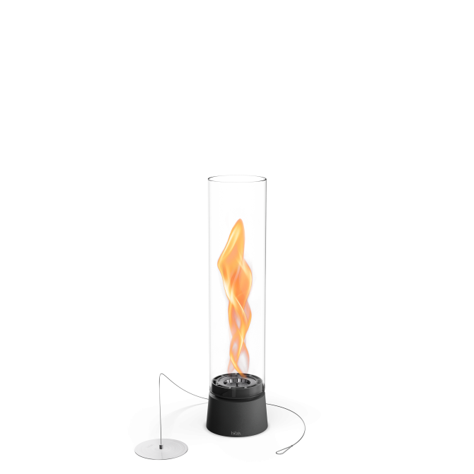 HOFATS SPIN air 900 galda kamīns, melns