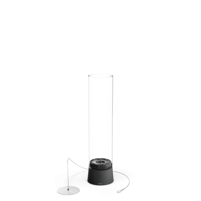 HOFATS SPIN air 900 galda kamīns, melns