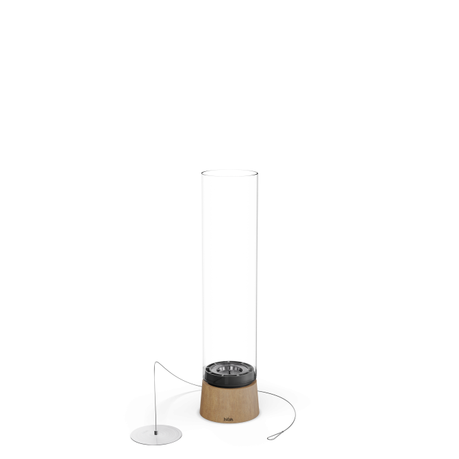 HOFATS SPIN air 900 galda kamīns, ozolkoka