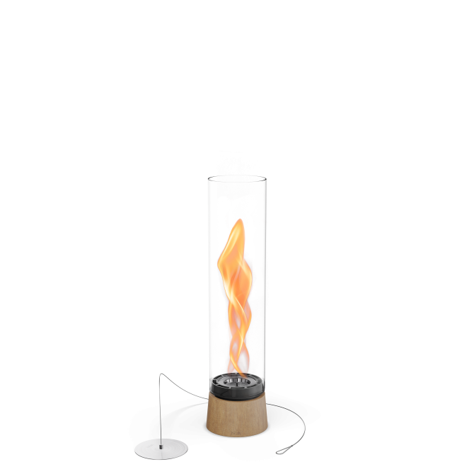 HOFATS SPIN air 900 galda kamīns, ozolkoka