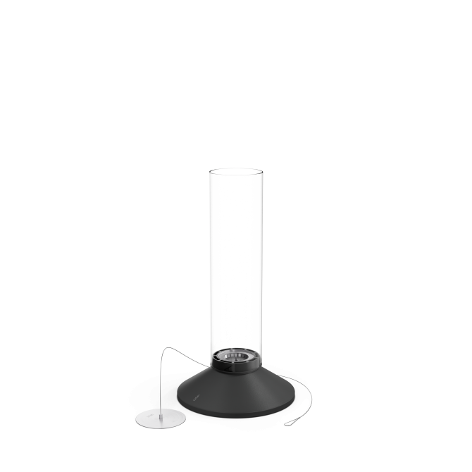 HOFATS SPIN X 900 galda kamīns ar bio-degli, melns