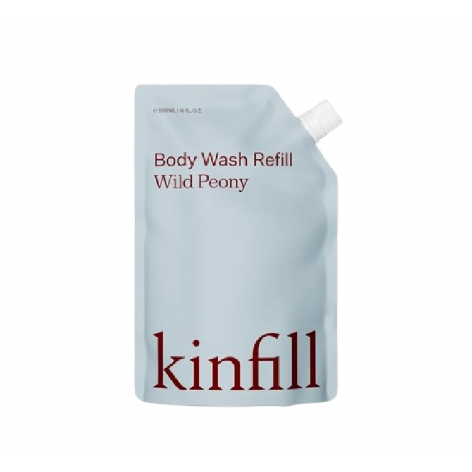 KINFILL ķermeņa dušas želejas papildinājums, savvaļas peonija, 500 ml