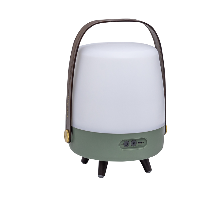 SOUND BY JBL Lite-up Play Mini, skaļrunis/lampa ar JBL skaņas sistēmu, Petrolejas krāsas