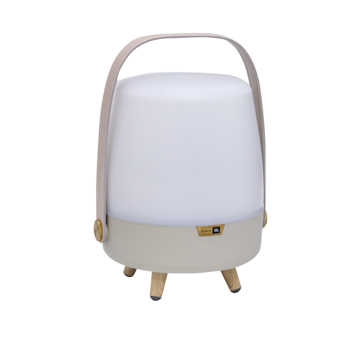 SOUND BY JBL Lite-up Play Mini, skaļrunis/lampa ar JBL skaņas sistēmu, Smilšu krāsas