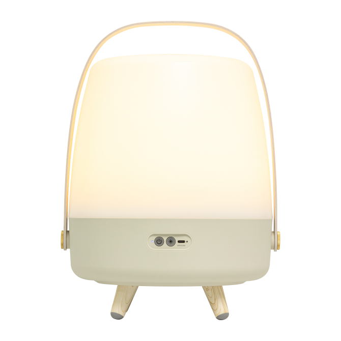 SOUND BY JBL Lite-up Play, skaļrunis/lampa ar JBL skaņas sistēmu, Smilšu krāsas