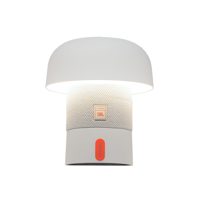 SOUND BY JBL Sensa Play Mini skaļrunis/lampa ar JBL skaņas sistēmu, Baltas krāsas