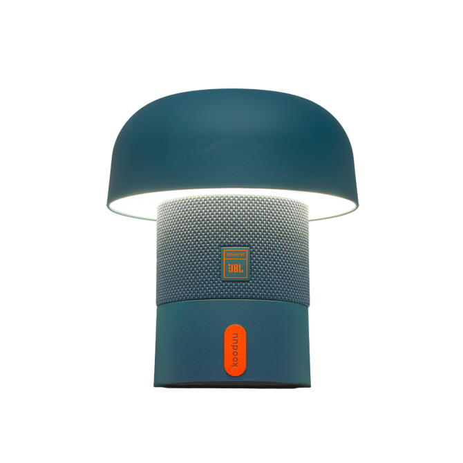 KOODUU Sensa Play Mini skaļrunis/lampa ar JBL skaņas sistēmu, Akvamarīna krāsas