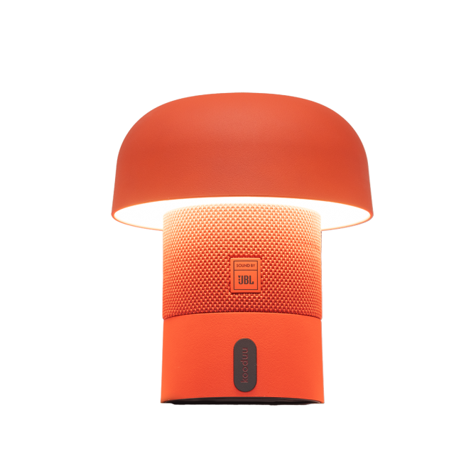 SOUND BY JBL Sensa Play Mini skaļrunis/lampa ar JBL skaņas sistēmu, Oranža