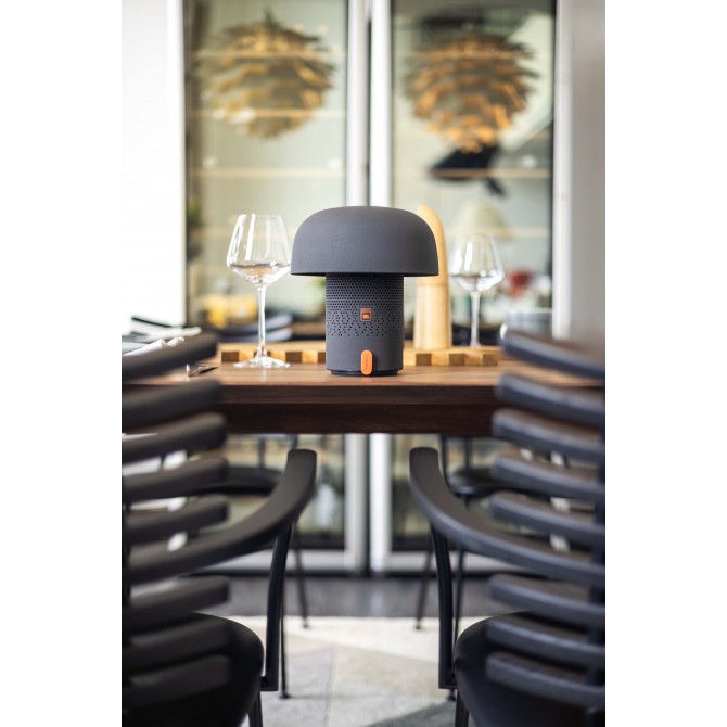 SOUND BY JBL Sensa Play skaļrunis/lampa ar JBL skaņas sistēmu, Antracīta krāsas