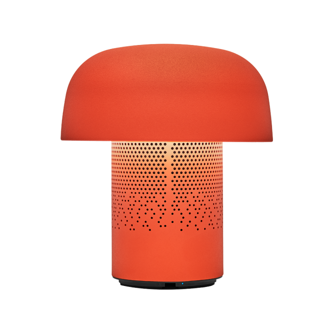SOUND BY JBL Sensa Play skaļrunis/lampa ar JBL skaņas sistēmu, Oranžas krāsas