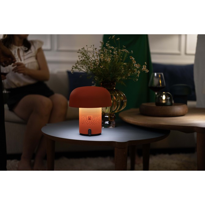 SOUND BY JBL Sensa Play skaļrunis/lampa ar JBL skaņas sistēmu, Oranžas krāsas