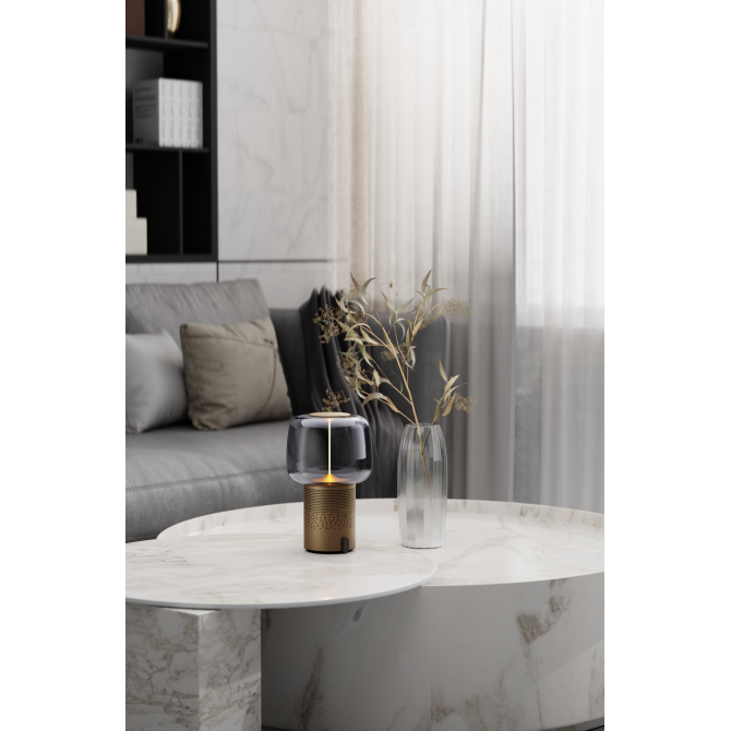 SOUND BY JBL Serena Play skaļrunis/lampa ar JBL skaņas sistēmu, Bronzas krāsas