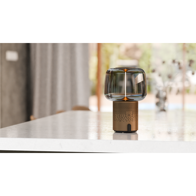 SOUND BY JBL Serena Play skaļrunis/lampa ar JBL skaņas sistēmu, Bronzas krāsas
