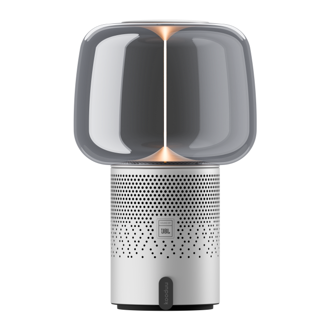 SOUND BY JBL Serena Play skaļrunis/lampa ar JBL skaņas sistēmu, Sudraba krāsas