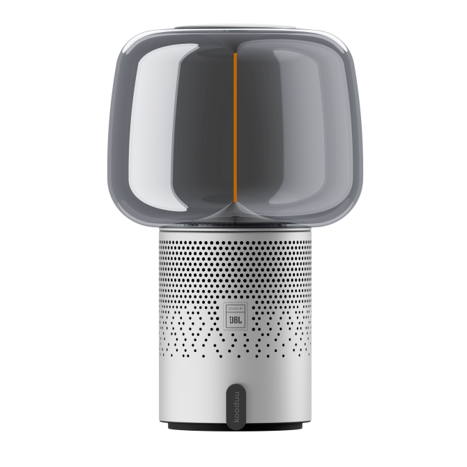 SOUND BY JBL Serena Play skaļrunis/lampa ar JBL skaņas sistēmu, Sudraba krāsas