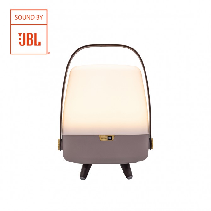 KOODUU SOUND BY JBL Lite-up Play Mini, skaļrunis/lampa ar JBL skaņas sistēmu, Zemes krāsas