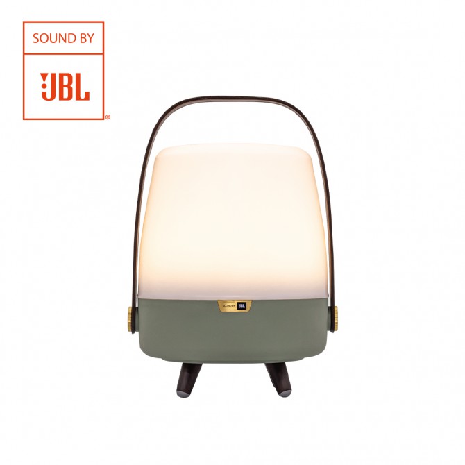 KOODUU SOUND BY JBL Lite-up Play Mini, skaļrunis/lampa ar JBL skaņas sistēmu, Petrolejas krāsas