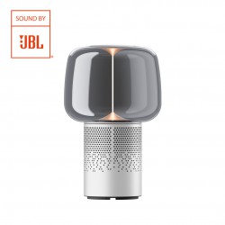 KOODUU SOUND BY JBL Serena Play skaļrunis/lampa ar JBL skaņas sistēmu, Sudraba krāsas