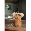 KYWIE vīna dzesētājs no aitādas, Champagne camel suede