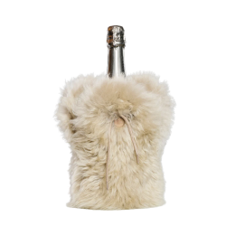 KYWIE vīna dzesētājs no aitādas, Champagne stone fluffy