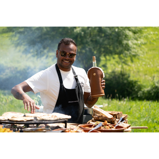 KYWIE vīna dzesētājs no aitādas, Tulip camel napa