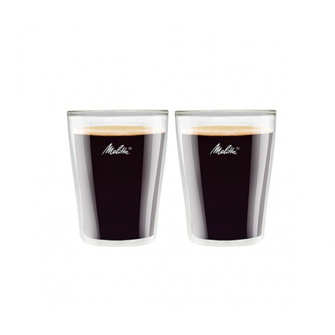 Melitta dubultā stikla glāzes, 200 ml